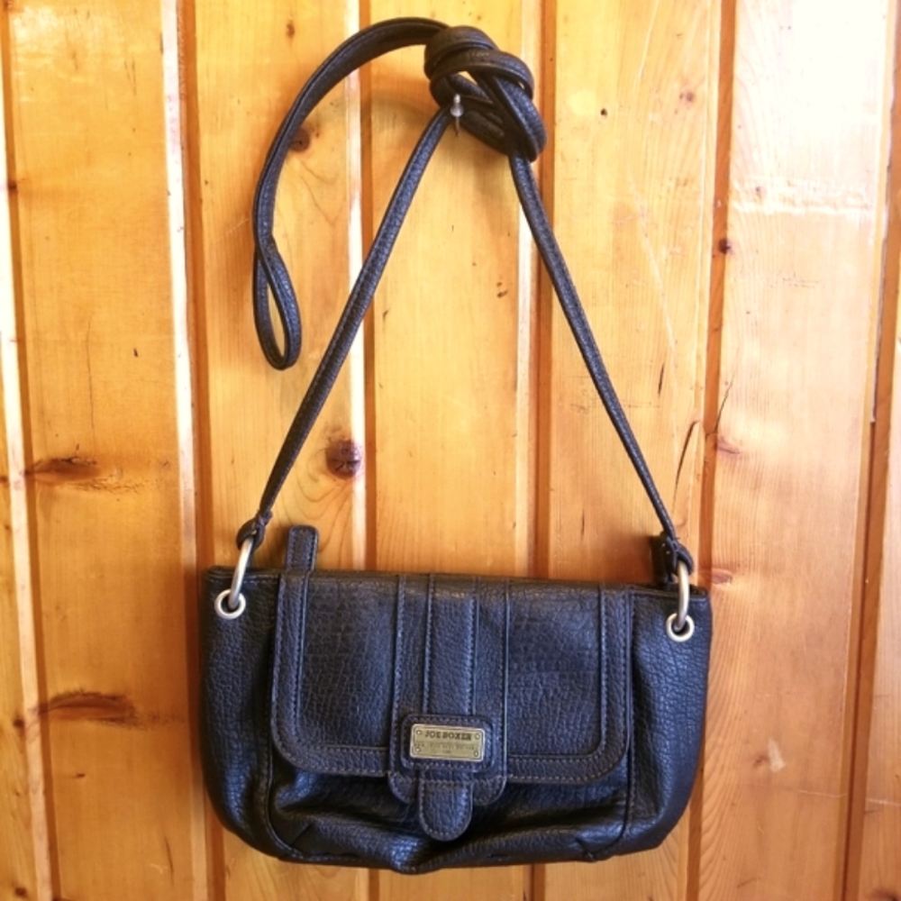 JOE BOXER WOMENS SMALL BLACK CROSSBODY BAG